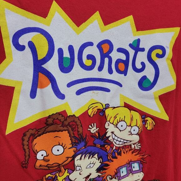Rugrats T Shirt Juniors XL Red 674 - Picture 4 of 11